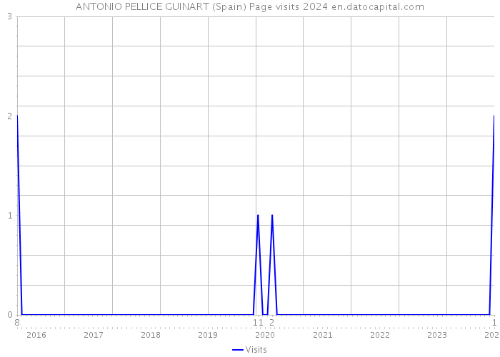 ANTONIO PELLICE GUINART (Spain) Page visits 2024 