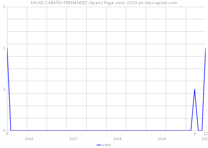 DAVID CABAÑO FERNANDEZ (Spain) Page visits 2024 