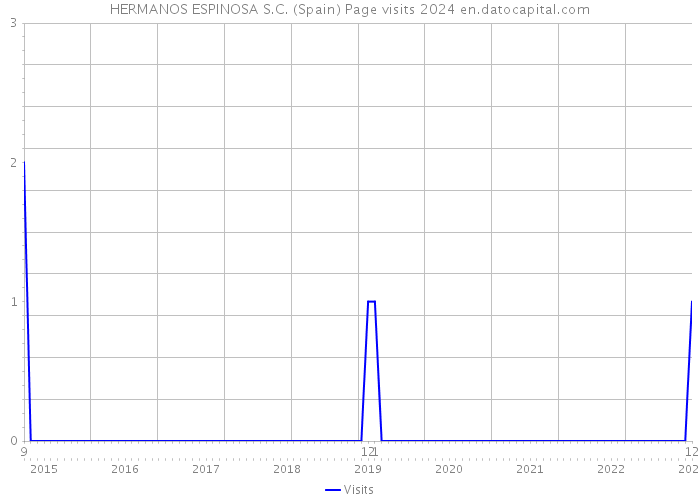 HERMANOS ESPINOSA S.C. (Spain) Page visits 2024 