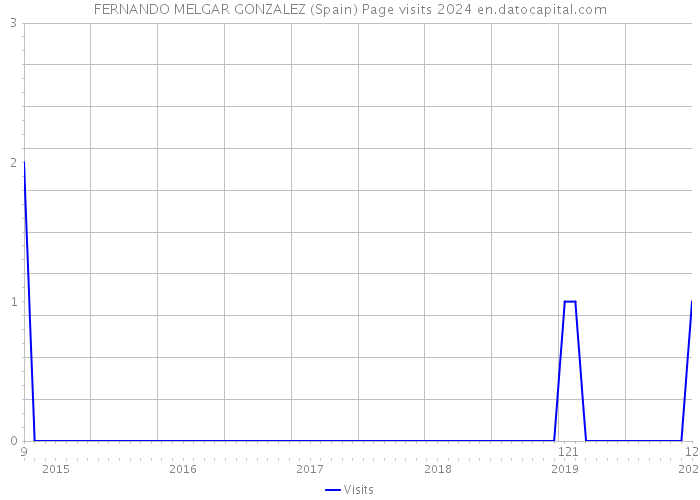 FERNANDO MELGAR GONZALEZ (Spain) Page visits 2024 