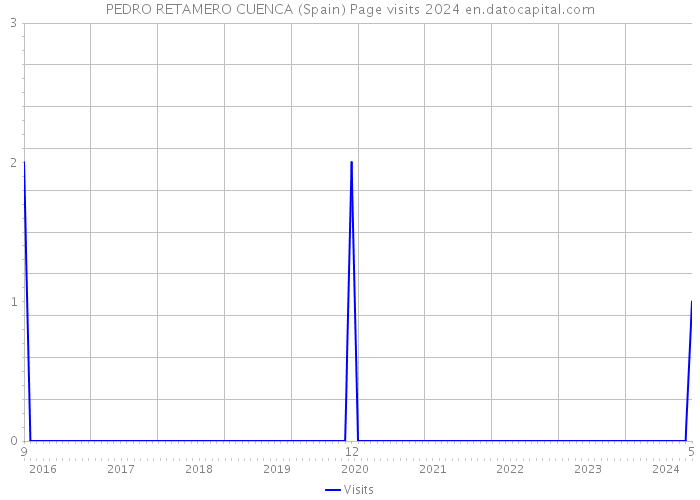 PEDRO RETAMERO CUENCA (Spain) Page visits 2024 