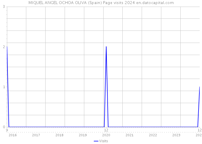 MIQUEL ANGEL OCHOA OLIVA (Spain) Page visits 2024 