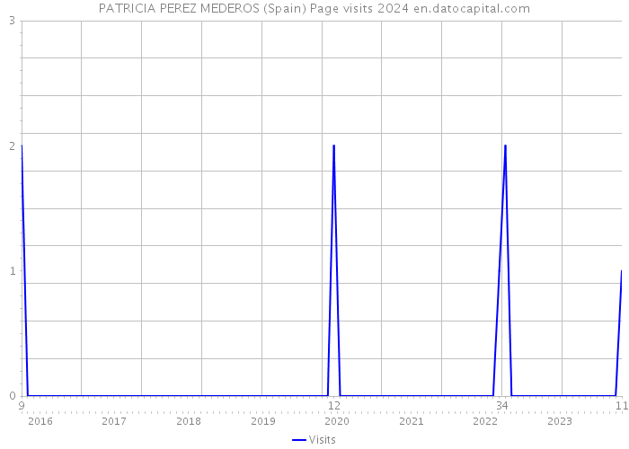 PATRICIA PEREZ MEDEROS (Spain) Page visits 2024 