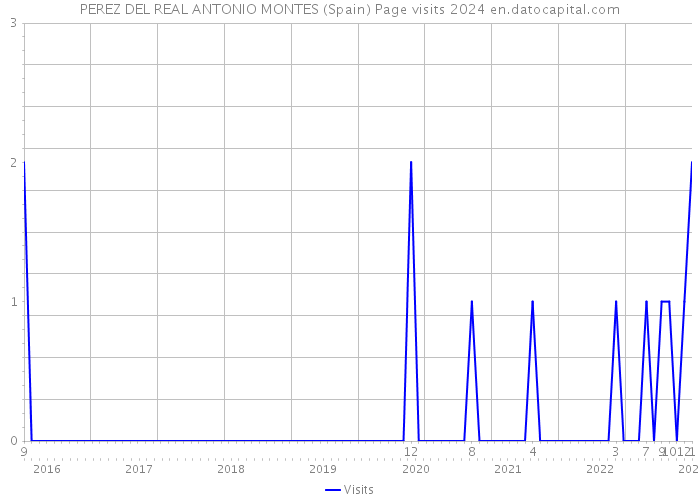 PEREZ DEL REAL ANTONIO MONTES (Spain) Page visits 2024 