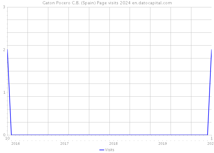 Gaton Pocero C.B. (Spain) Page visits 2024 