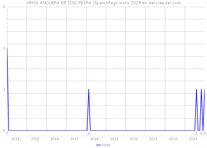 ORIOL ANGUERA DE SOJO PEYRA (Spain) Page visits 2024 