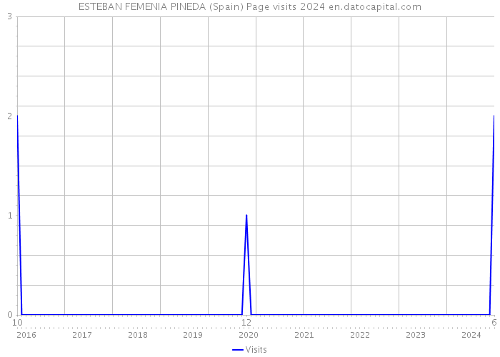 ESTEBAN FEMENIA PINEDA (Spain) Page visits 2024 