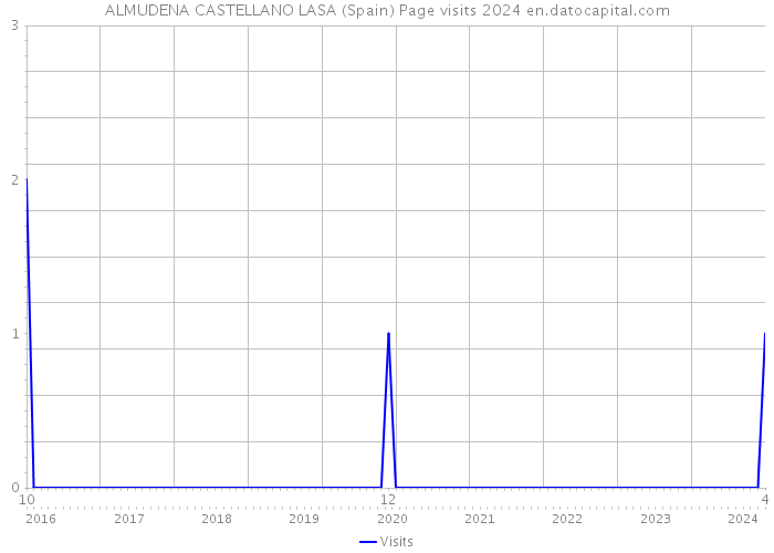 ALMUDENA CASTELLANO LASA (Spain) Page visits 2024 