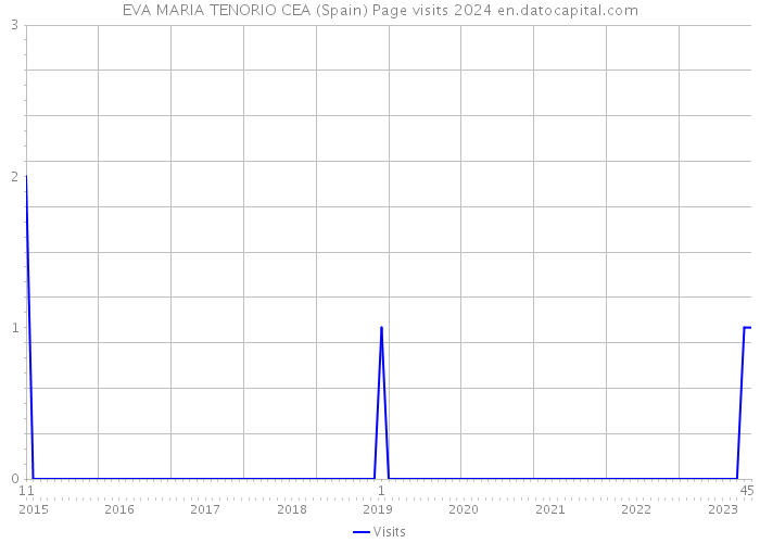EVA MARIA TENORIO CEA (Spain) Page visits 2024 