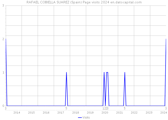RAFAEL COBIELLA SUAREZ (Spain) Page visits 2024 
