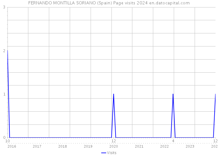 FERNANDO MONTILLA SORIANO (Spain) Page visits 2024 