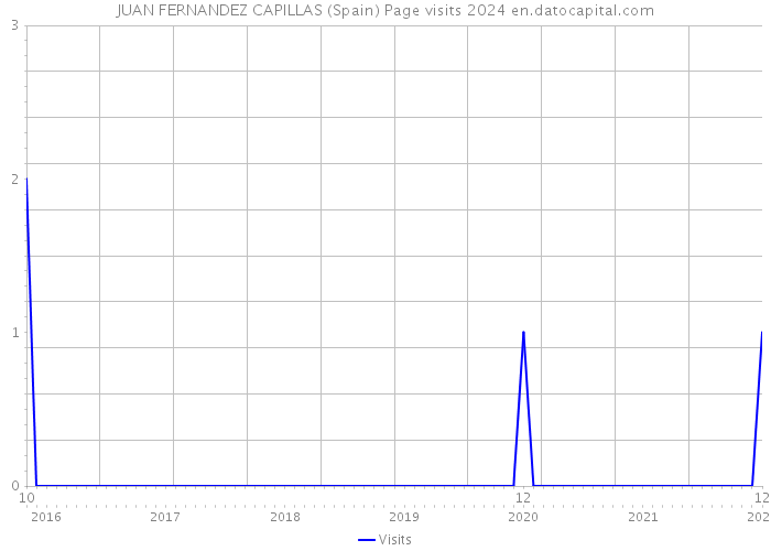 JUAN FERNANDEZ CAPILLAS (Spain) Page visits 2024 