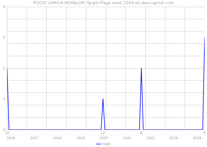 ROCIO GARCIA MONLLOR (Spain) Page visits 2024 
