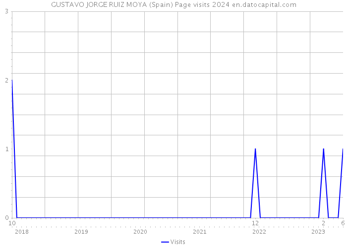 GUSTAVO JORGE RUIZ MOYA (Spain) Page visits 2024 