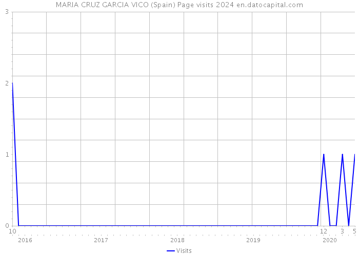 MARIA CRUZ GARCIA VICO (Spain) Page visits 2024 