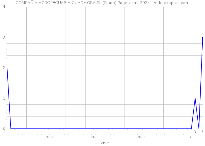 COMPAÑIA AGROPECUARIA GUADMORA SL (Spain) Page visits 2024 