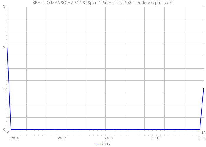 BRAULIO MANSO MARCOS (Spain) Page visits 2024 