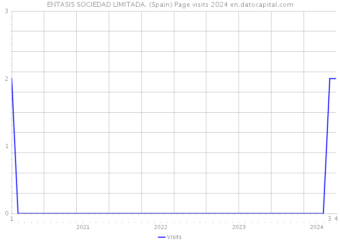 ENTASIS SOCIEDAD LIMITADA. (Spain) Page visits 2024 