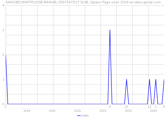 SANCHEZ MARTIN JOSE MANUEL 000756701T SLNE. (Spain) Page visits 2024 