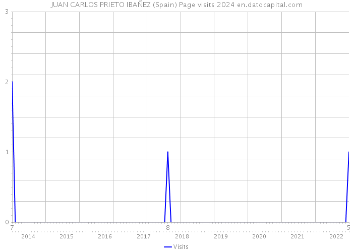 JUAN CARLOS PRIETO IBAÑEZ (Spain) Page visits 2024 