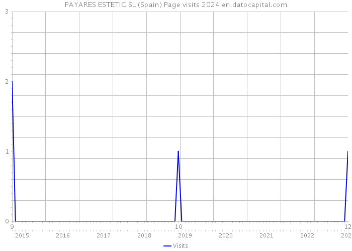 PAYARES ESTETIC SL (Spain) Page visits 2024 