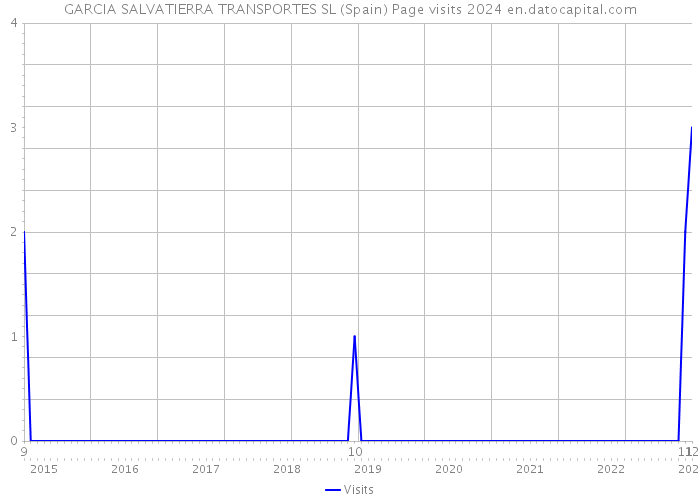 GARCIA SALVATIERRA TRANSPORTES SL (Spain) Page visits 2024 