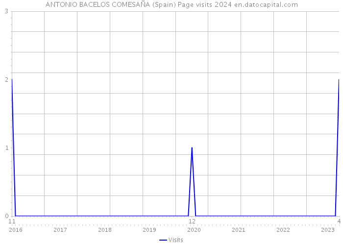 ANTONIO BACELOS COMESAÑA (Spain) Page visits 2024 
