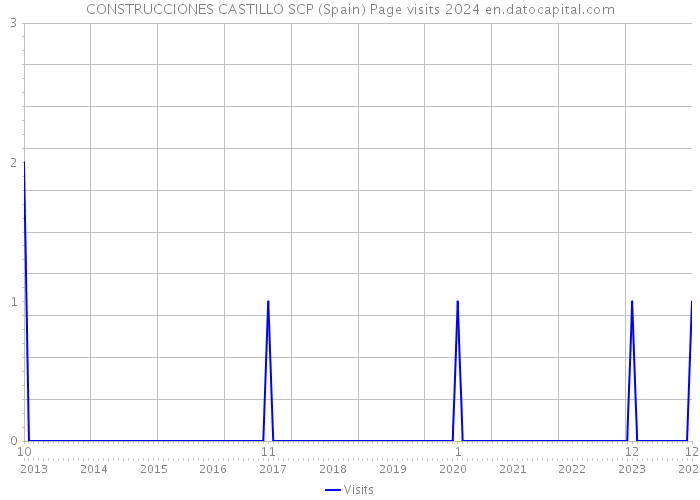 CONSTRUCCIONES CASTILLO SCP (Spain) Page visits 2024 