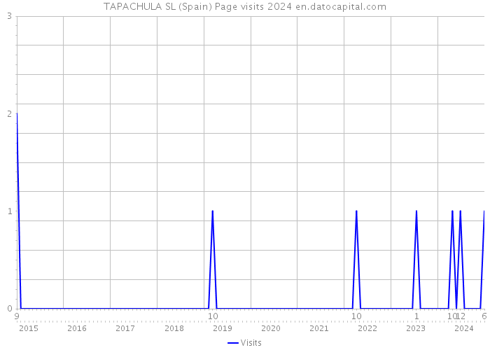 TAPACHULA SL (Spain) Page visits 2024 