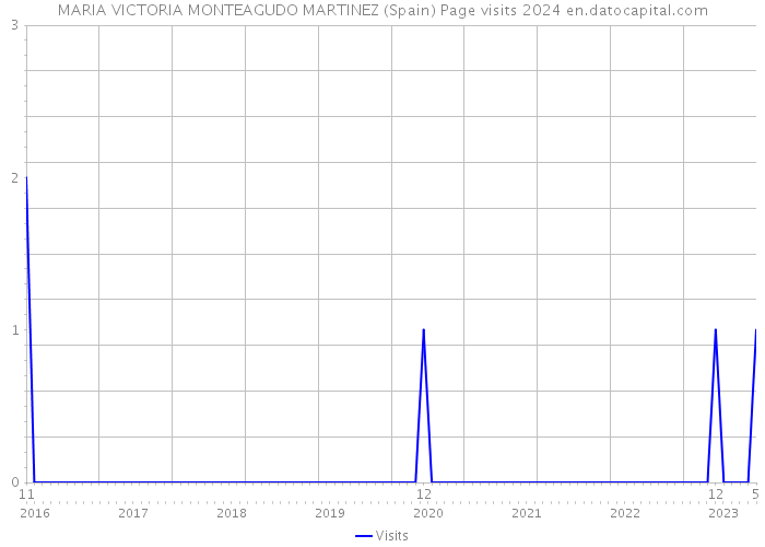MARIA VICTORIA MONTEAGUDO MARTINEZ (Spain) Page visits 2024 