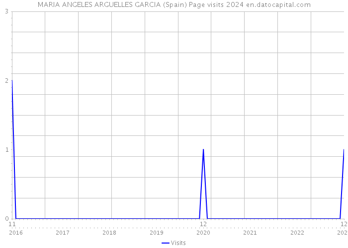 MARIA ANGELES ARGUELLES GARCIA (Spain) Page visits 2024 