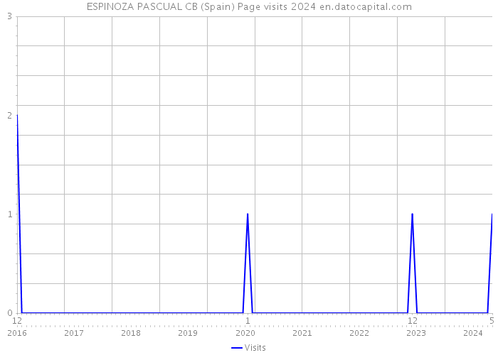 ESPINOZA PASCUAL CB (Spain) Page visits 2024 