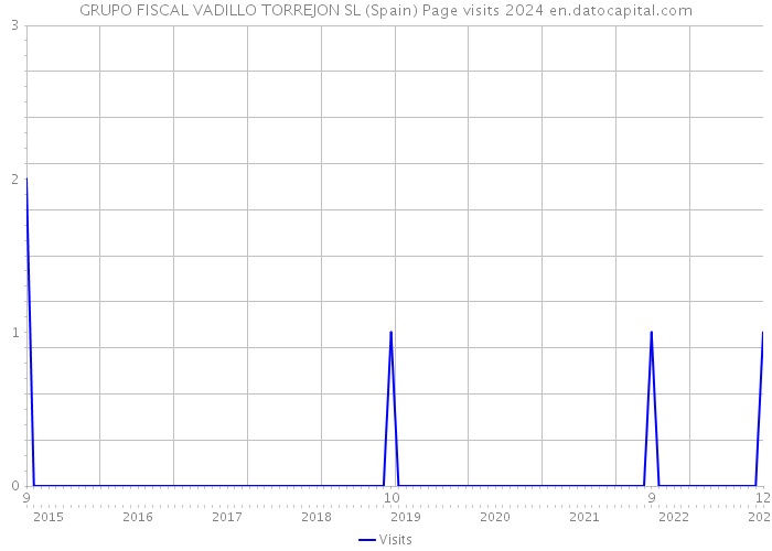 GRUPO FISCAL VADILLO TORREJON SL (Spain) Page visits 2024 