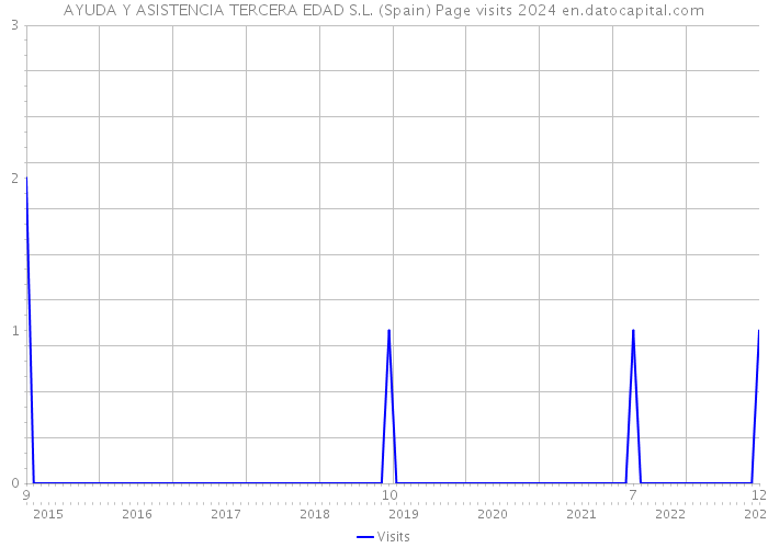 AYUDA Y ASISTENCIA TERCERA EDAD S.L. (Spain) Page visits 2024 