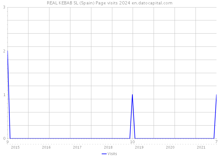 REAL KEBAB SL (Spain) Page visits 2024 