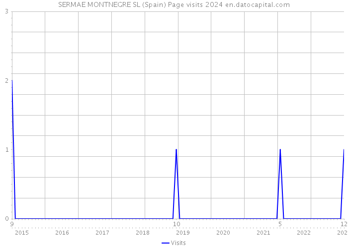 SERMAE MONTNEGRE SL (Spain) Page visits 2024 