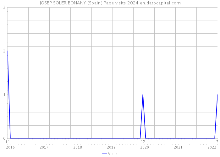 JOSEP SOLER BONANY (Spain) Page visits 2024 