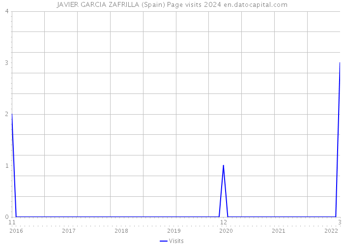 JAVIER GARCIA ZAFRILLA (Spain) Page visits 2024 