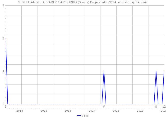 MIGUEL ANGEL ALVAREZ CAMPORRO (Spain) Page visits 2024 