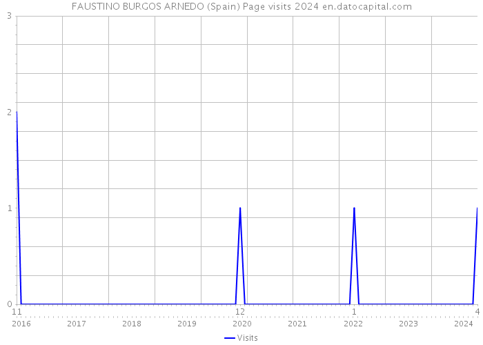 FAUSTINO BURGOS ARNEDO (Spain) Page visits 2024 
