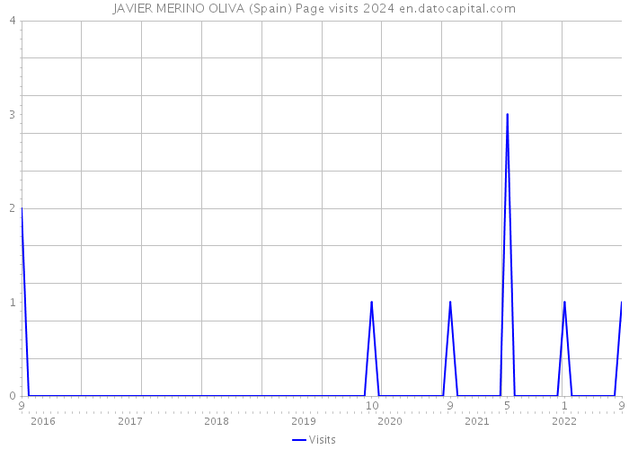 JAVIER MERINO OLIVA (Spain) Page visits 2024 
