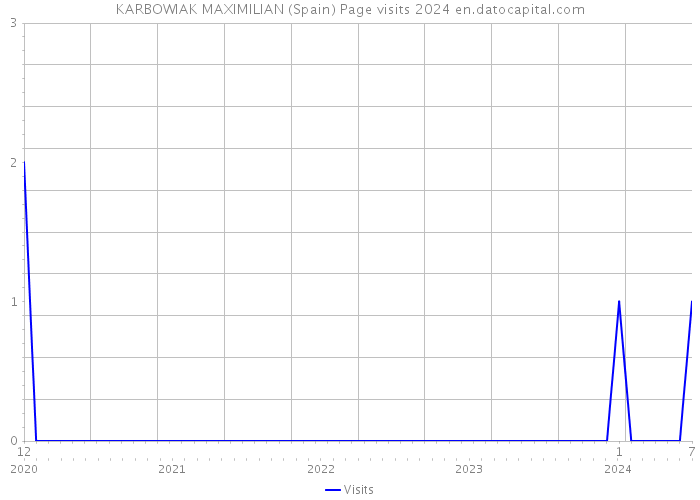 KARBOWIAK MAXIMILIAN (Spain) Page visits 2024 