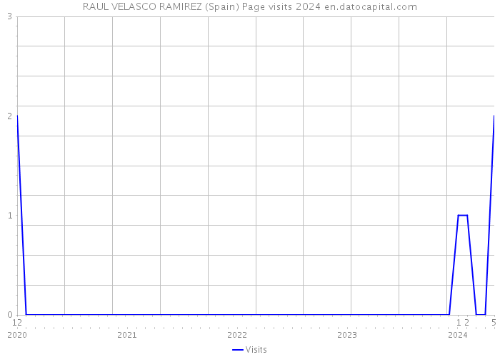 RAUL VELASCO RAMIREZ (Spain) Page visits 2024 