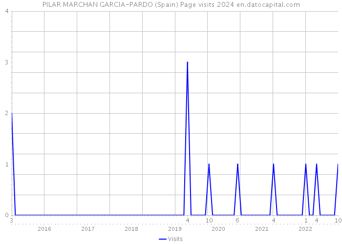 PILAR MARCHAN GARCIA-PARDO (Spain) Page visits 2024 