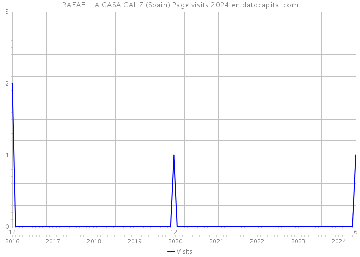 RAFAEL LA CASA CALIZ (Spain) Page visits 2024 