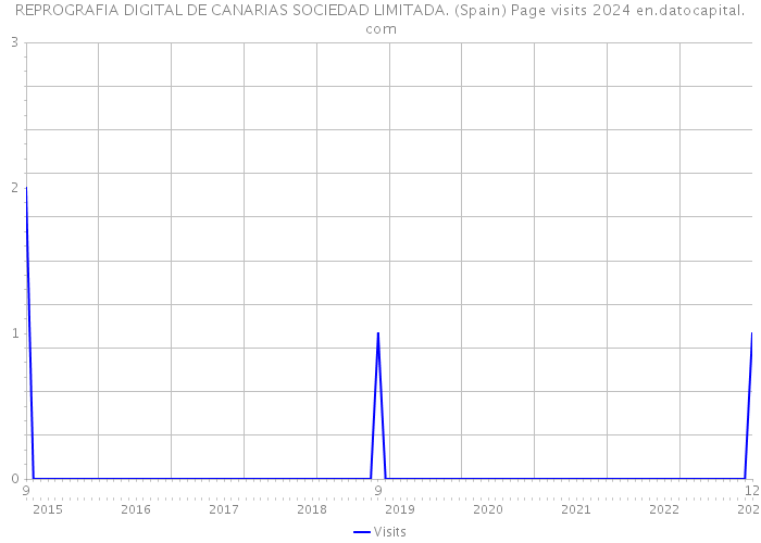 REPROGRAFIA DIGITAL DE CANARIAS SOCIEDAD LIMITADA. (Spain) Page visits 2024 