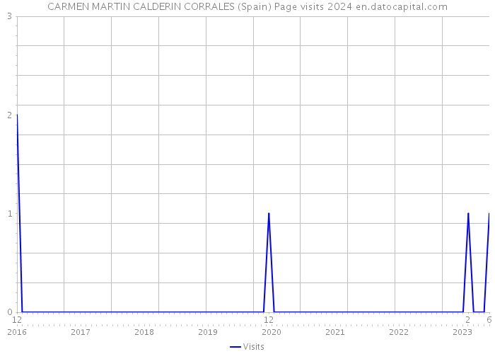 CARMEN MARTIN CALDERIN CORRALES (Spain) Page visits 2024 