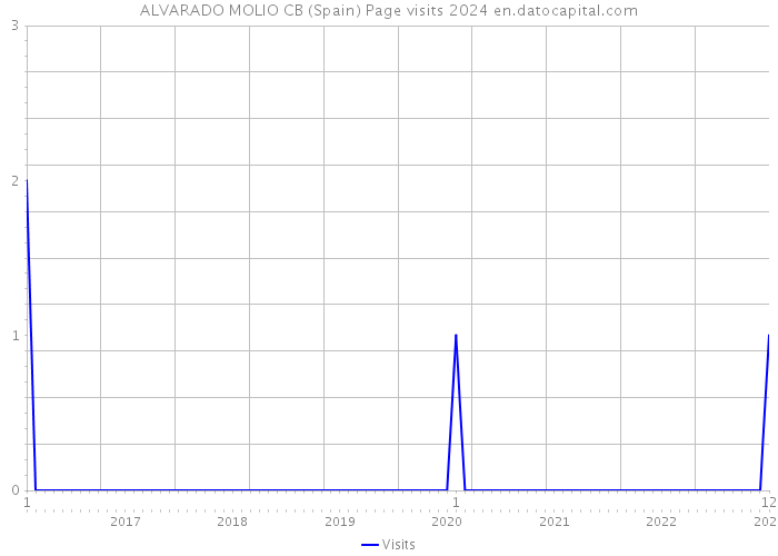 ALVARADO MOLIO CB (Spain) Page visits 2024 