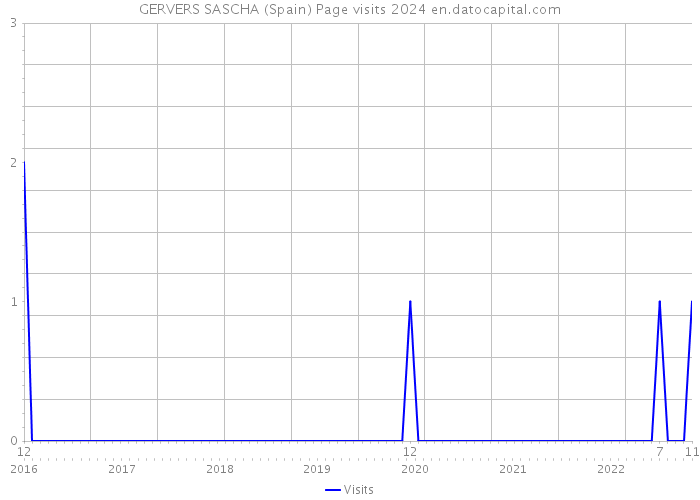 GERVERS SASCHA (Spain) Page visits 2024 