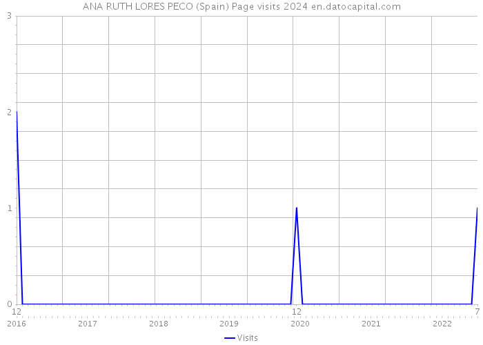 ANA RUTH LORES PECO (Spain) Page visits 2024 